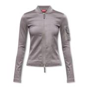 ‘T-Opun’ satijnen sweatshirt Diesel , Gray , Dames