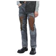 2010 D-Macs Distressed Jeans met Doorzichtige Panelen Diesel , Blue , ...