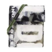 ‘Rave Bi-Fold’ portemonnee met logo Diesel , Multicolor , Heren