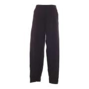 Zwarte Wijde Broek Dkny , Black , Dames