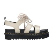 Beige Sandalen met Stevige Inkepingzool Dr. Martens , Beige , Dames