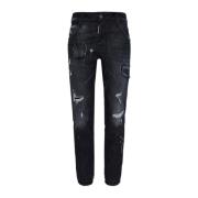 Cool Girl Straight Jeans Dsquared2 , Black , Dames