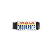 Leren Riem, Verhoog je Stijl Dsquared2 , Black , Heren