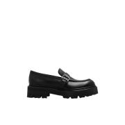 Leather loafers Dsquared2 , Black , Dames