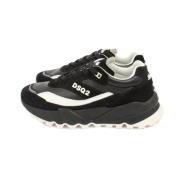 Zwarte Heren Sneakers Snm0229 Dsquared2 , Black , Heren