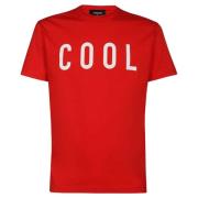 T-Shirt Dsquared2 , Red , Heren