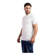 Dsquared2 Taped T-Shirt Heren Wit Dsquared2 , White , Heren