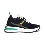 Diagonale Lijn Sneakers Dsquared2 , Black , Heren