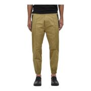 Beige Katoenen Trekkoord Chino`s voor Heren Dsquared2 , Beige , Heren