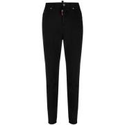 Stijlvolle Skinny Jeans voor Vrouwen Dsquared2 , Black , Dames