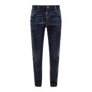 Italiaanse Slim-fit Jeans Dsquared2 , Blue , Heren