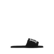 Comfortabele en stijlvolle slippers voor vrouwen Dsquared2 , Black , D...