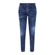 Modieuze en veelzijdige Skinny Jeans voor vrouwen Dsquared2 , Blue , D...