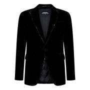 Heren Single Breasted Blazer Dsquared2 , Black , Heren