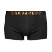 Boxershorts met logo Dsquared2 , Black , Heren