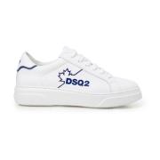 Witte Sneakers met Pinaforemetal Breedte Dsquared2 , White , Heren