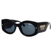 Innovatieve Zonnebril met Onmiskenbare Details Dsquared2 , Black , Uni...