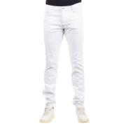 Slim-Fit Hoge Kwaliteit Jeans Dsquared2 , White , Heren