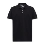 Polo shirt met logo Dsquared2 , Black , Heren
