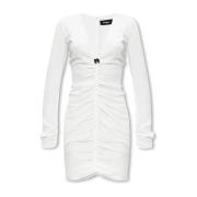 Gerimpelde jurk Dsquared2 , White , Dames
