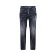 Zwarte Aw23 Heren Jeans Dsquared2 , Black , Heren