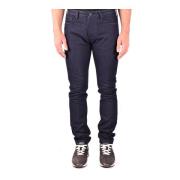 Kleurrijke Denim Jeans Emporio Armani , Blue , Heren