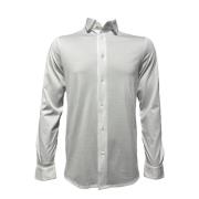 Luxe Witte Noos Overhemd met Ingelegde Adelaar Emporio Armani , White ...