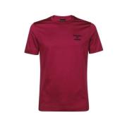 Basis T-Shirt Emporio Armani , Red , Heren