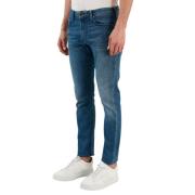 Slim Fit Jeans Emporio Armani , Blue , Heren