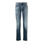 Slim Fit Denim Jeans voor Heren Emporio Armani , Blue , Heren