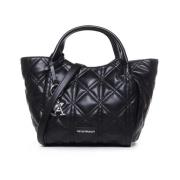 Zwarte Armani Tassen, Katoen-Elastan Mix Emporio Armani , Black , Dame...