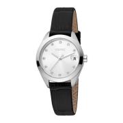 Zilveren Damesmode Horloge Esprit , Gray , Dames