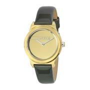 Gouden Dames Modehorloge Esprit , Yellow , Dames