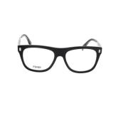 Stijlvolle zonnebril met 54mm lens Fendi , Black , Unisex