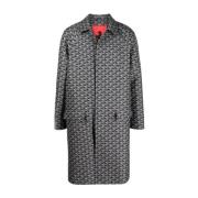 Double-Breasted Coats Ferrari , Gray , Heren