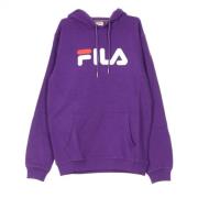 Hooded sweatshirt klassiek puur Fila , Purple , Heren