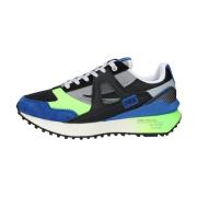 Heren Sneakers van Suède en Mesh Fila , Blue , Heren