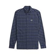 Casual overhemd Fred Perry , Blue , Heren
