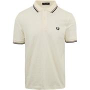 Klassieke Twin-Tipped Polo Shirt Fred Perry , White , Heren