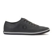 Twill Gunmetal Sneakers Fred Perry , Gray , Heren