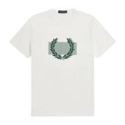 Stijlvolle Heren T-Shirt Fred Perry , White , Heren