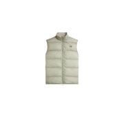 Thermisch vest met verfijnde details Fred Perry , Green , Heren