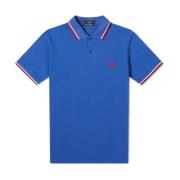 Original Twin Tipped Polo - Blauw Fred Perry , Blue , Heren