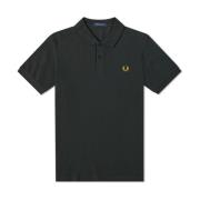 Slim Fit Plain Polo Nachtgroen / Honinggoud Fred Perry , Green , Heren