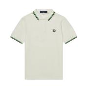 Twin Tipped Shirt - Regular Fit Fred Perry , White , Heren