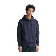 Stijlvolle Hoodie Gant , Blue , Heren