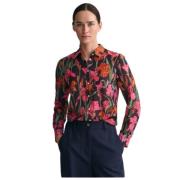 Reguliere zijden blend overhemd Gant , Multicolor , Dames