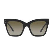Stoere vierkante zonnebril Giorgio Armani , Black , Unisex
