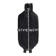 Stijlvolle en Functionele Nylon Rugzak met Logo Print Givenchy , Black...