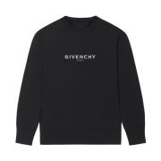 Zwarte Givenchy Paris Sweatshirt Givenchy , Black , Heren